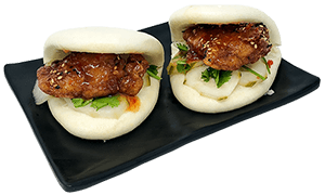 Sweet Sesame Chicken Bao 